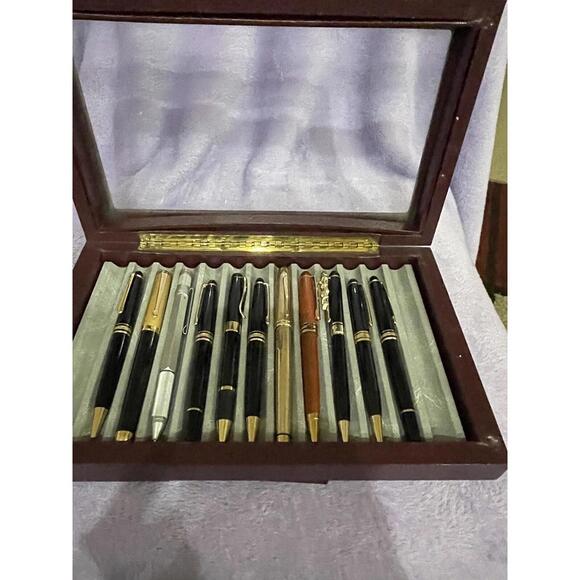 LUXURY WALNUT PEN BOX - Picture 3 of 4